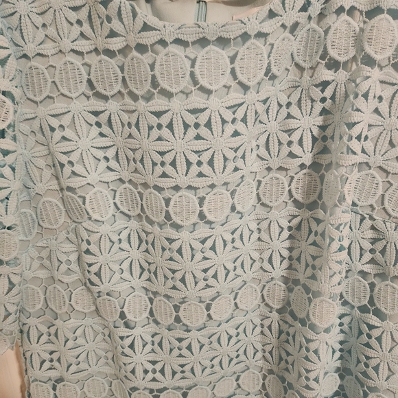 New With Tags Studio 17 Mint Green Lace Midi Dress - Picture 5 of 5